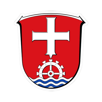 DEU Gorxheimertal COA (Germany) (Coat of Arms) STICKER Vinyl Kiss-Cut Decal 3 Inch White - The Sticker Space