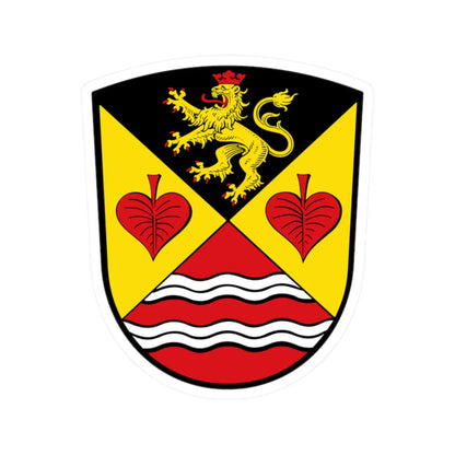 DEU Grasellenbach COA (Germany) (Coat of Arms) STICKER Vinyl Kiss-Cut Decal 2 Inch White - The Sticker Space