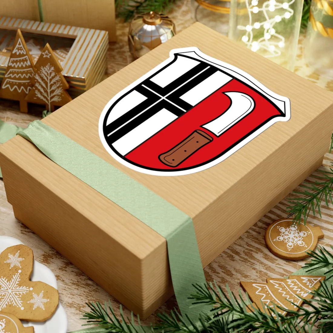 DEU Großenlüder COA (Germany) (Coat of Arms) STICKER Vinyl Kiss-Cut Decal - The Sticker Space