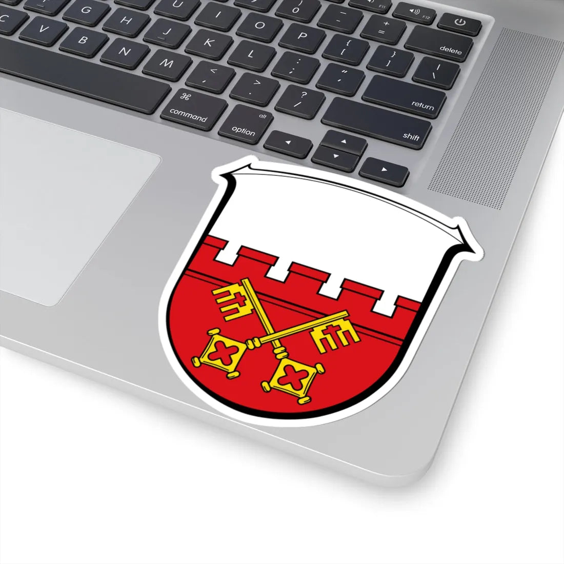 DEU Großkrotzenburg COA (Germany) (Coat of Arms) STICKER Vinyl Kiss-Cut Decal - The Sticker Space