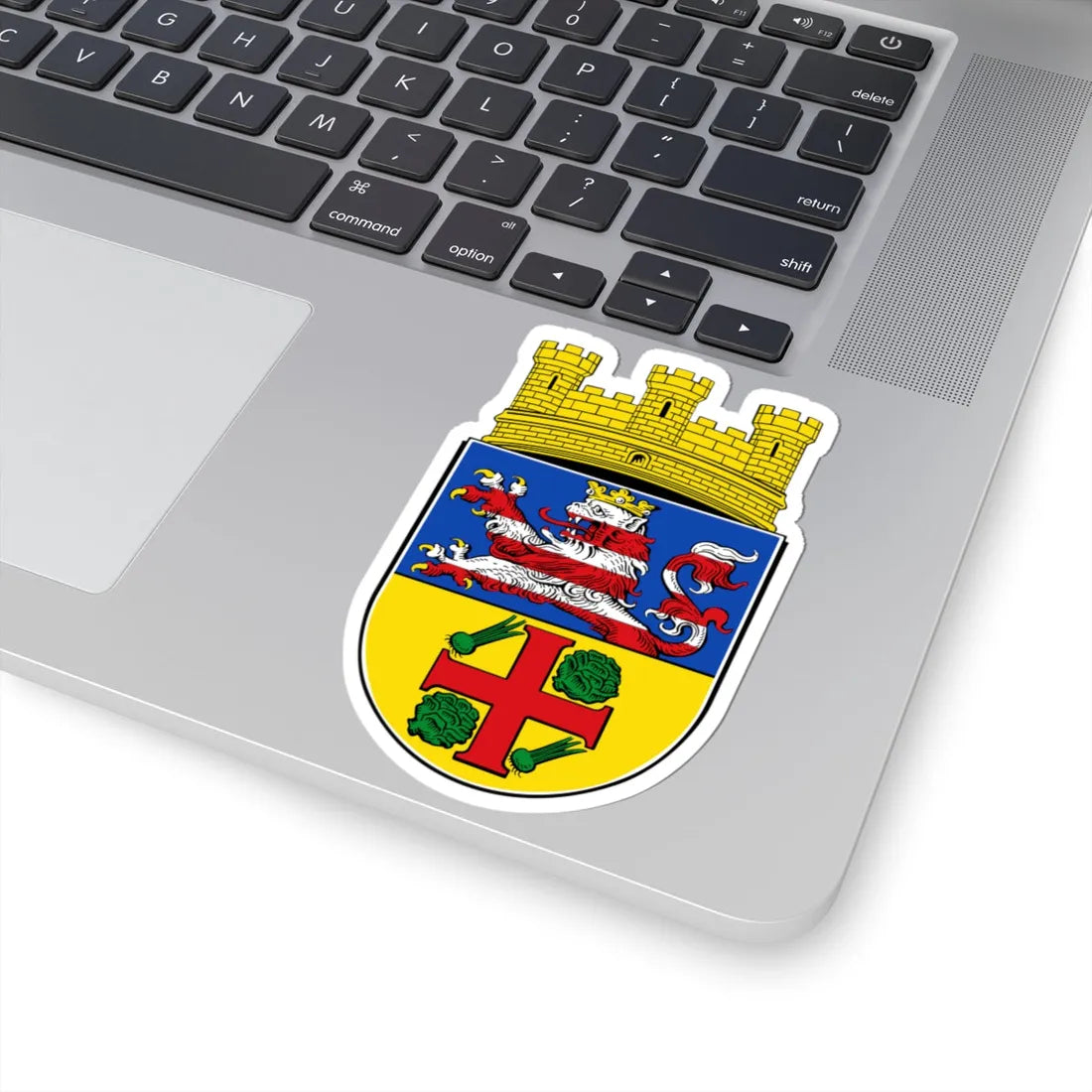 DEU Gross-Gerau COA (Germany) (Coat of Arms) STICKER Vinyl Kiss-Cut Decal - The Sticker Space