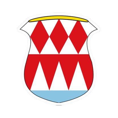 DEU Gössenheim COA (Germany) (Coat of Arms) STICKER Vinyl Kiss-Cut Decal 2 Inch White - The Sticker Space