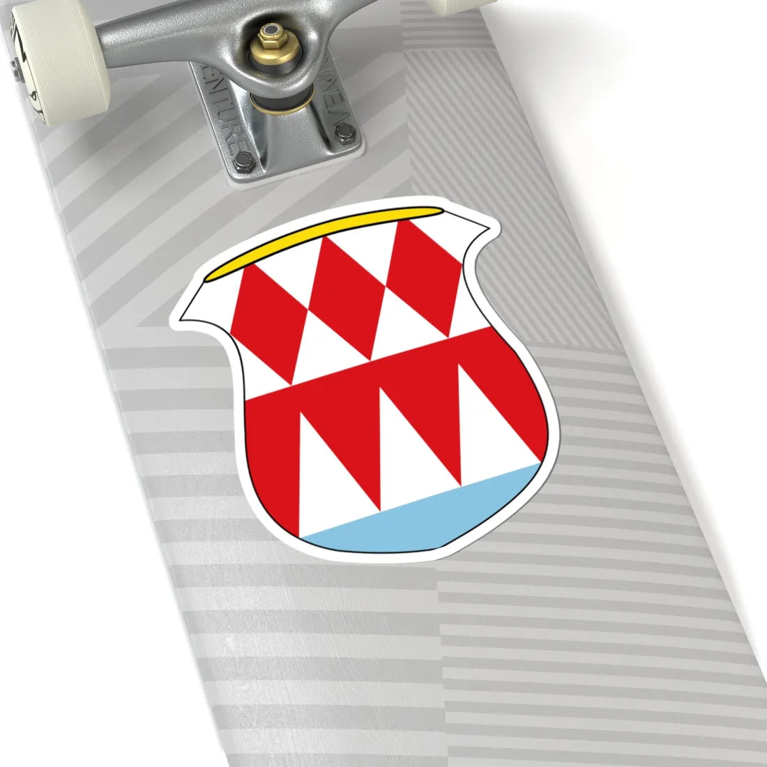 DEU Gössenheim COA (Germany) (Coat of Arms) STICKER Vinyl Kiss-Cut Decal - The Sticker Space