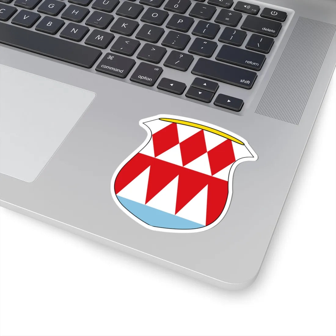 DEU Gössenheim COA (Germany) (Coat of Arms) STICKER Vinyl Kiss-Cut Decal - The Sticker Space