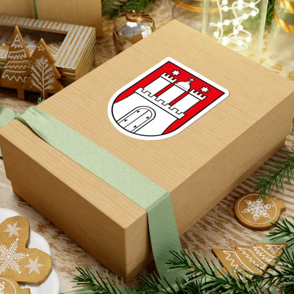 DEU Hamburg COA (Germany) (Coat of Arms) STICKER Vinyl Kiss-Cut Decal - The Sticker Space