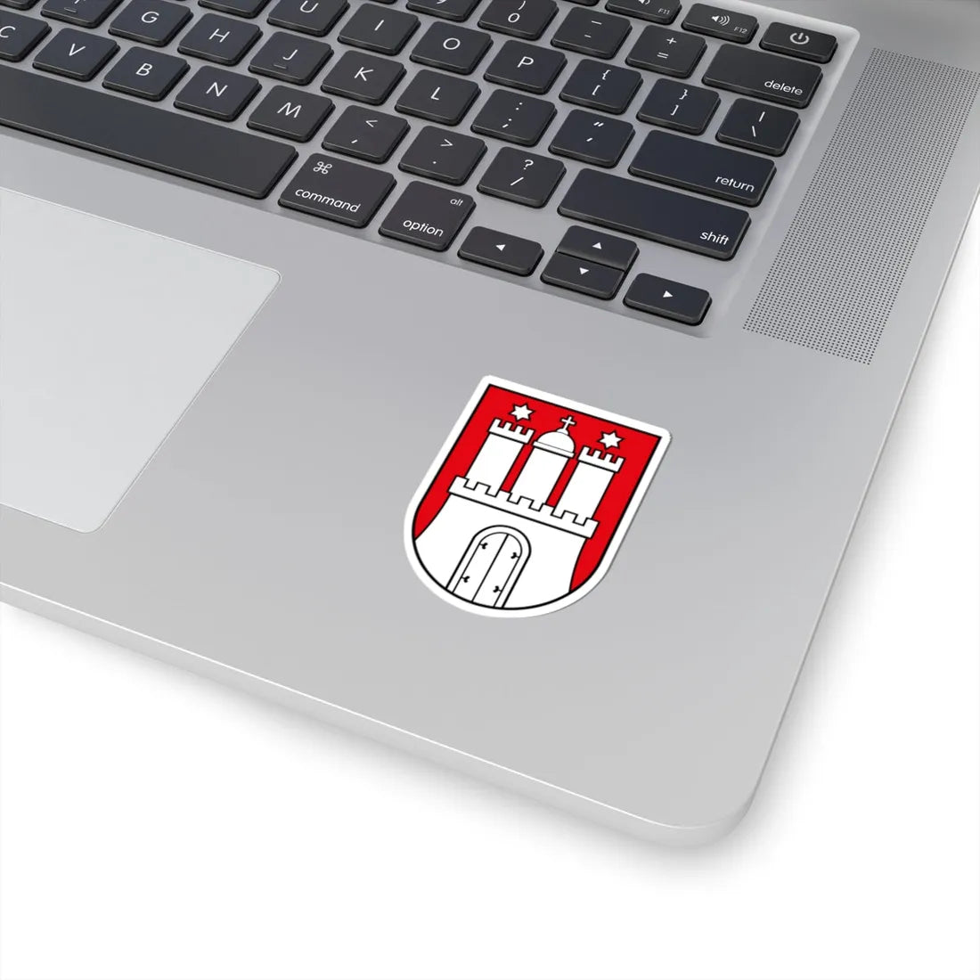 DEU Hamburg COA (Germany) (Coat of Arms) STICKER Vinyl Kiss-Cut Decal - The Sticker Space