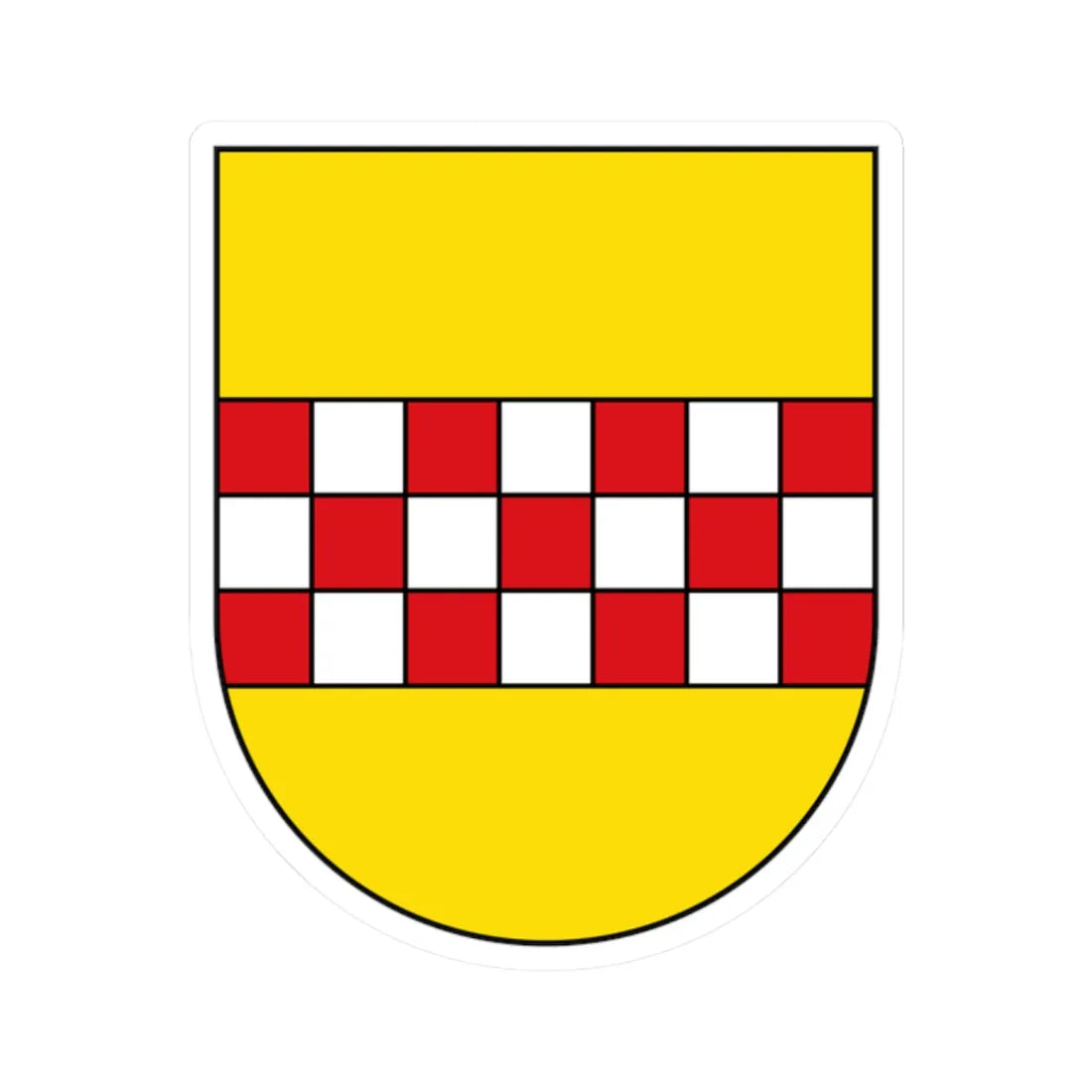 DEU Hamm COA (Germany) (Coat of Arms) STICKER Vinyl Kiss-Cut Decal 2 Inch White - The Sticker Space
