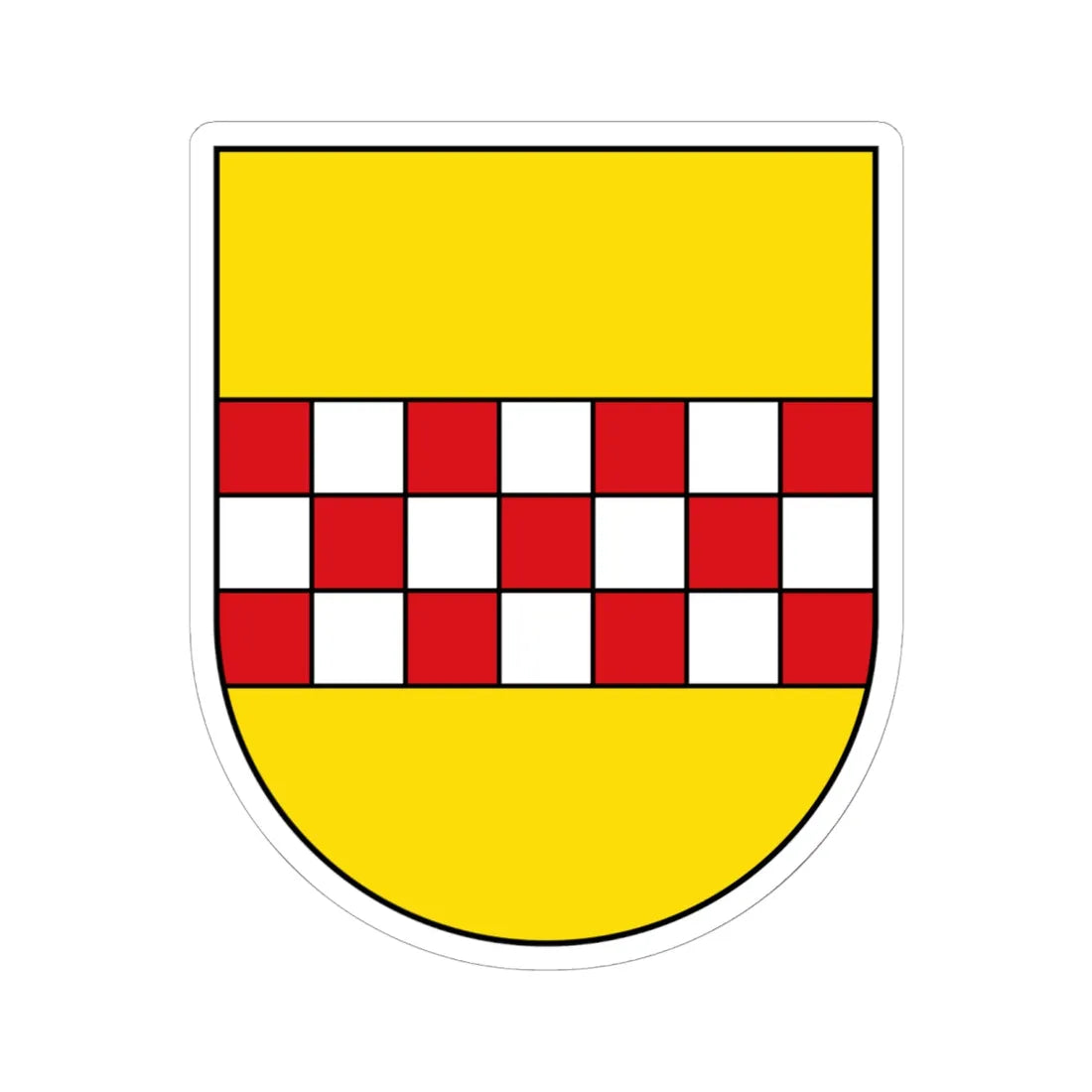 DEU Hamm COA (Germany) (Coat of Arms) STICKER Vinyl Kiss-Cut Decal 6 Inch White - The Sticker Space