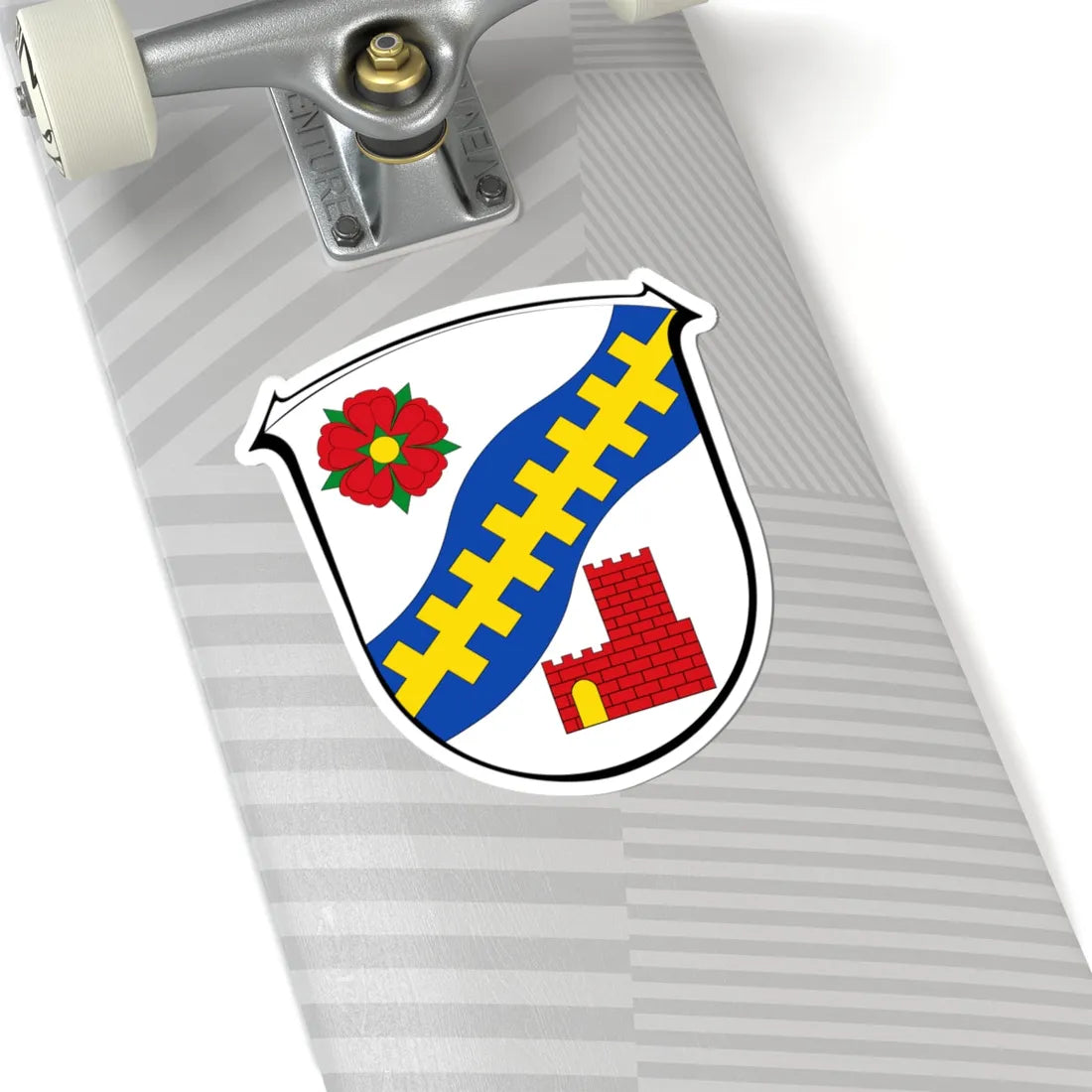 DEU Haunetal COA (Germany) (Coat of Arms) STICKER Vinyl Kiss-Cut Decal - The Sticker Space