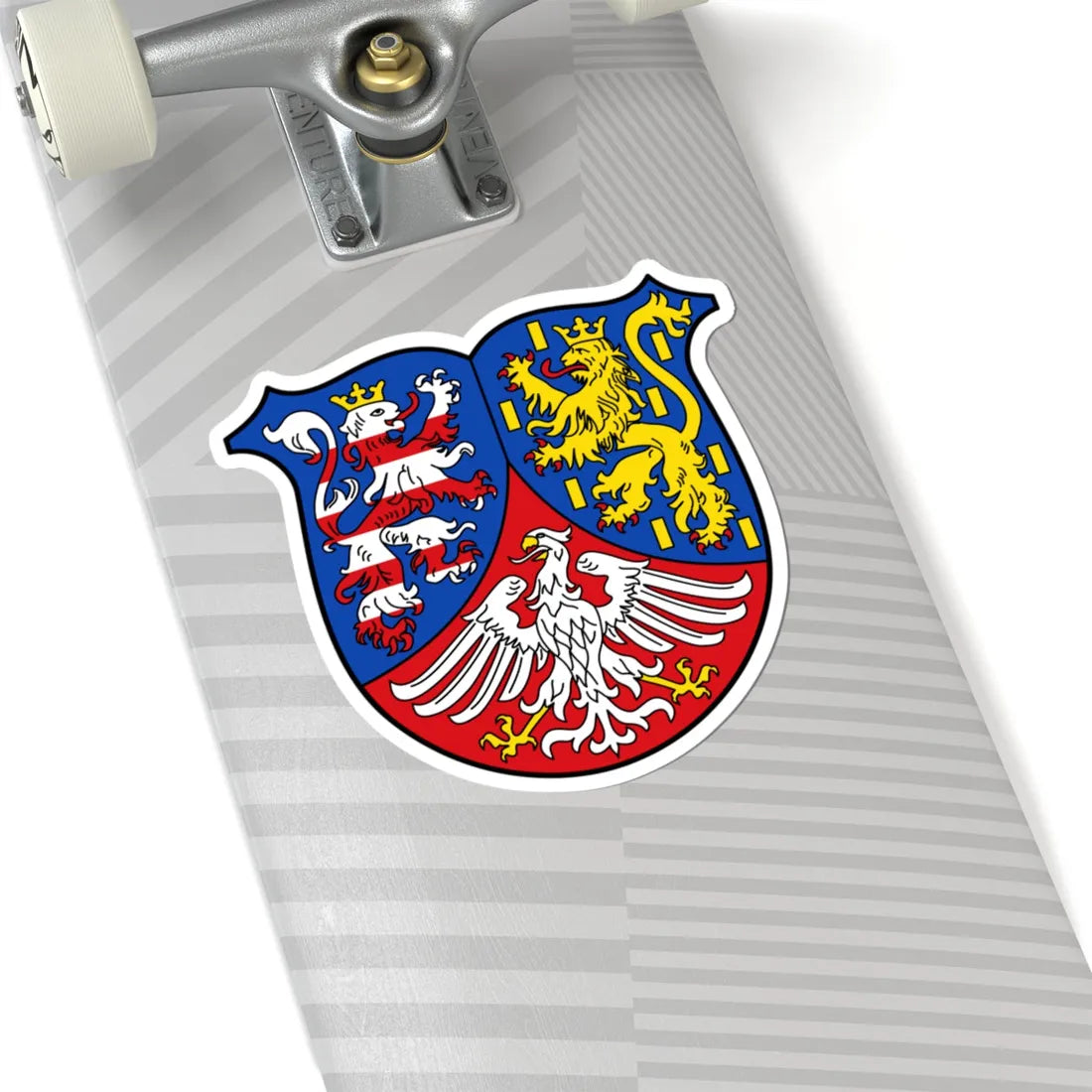 DEU Hessen-Nassau 1892-1944 COA (Germany) (Coat of Arms) STICKER Vinyl Kiss-Cut Decal - The Sticker Space