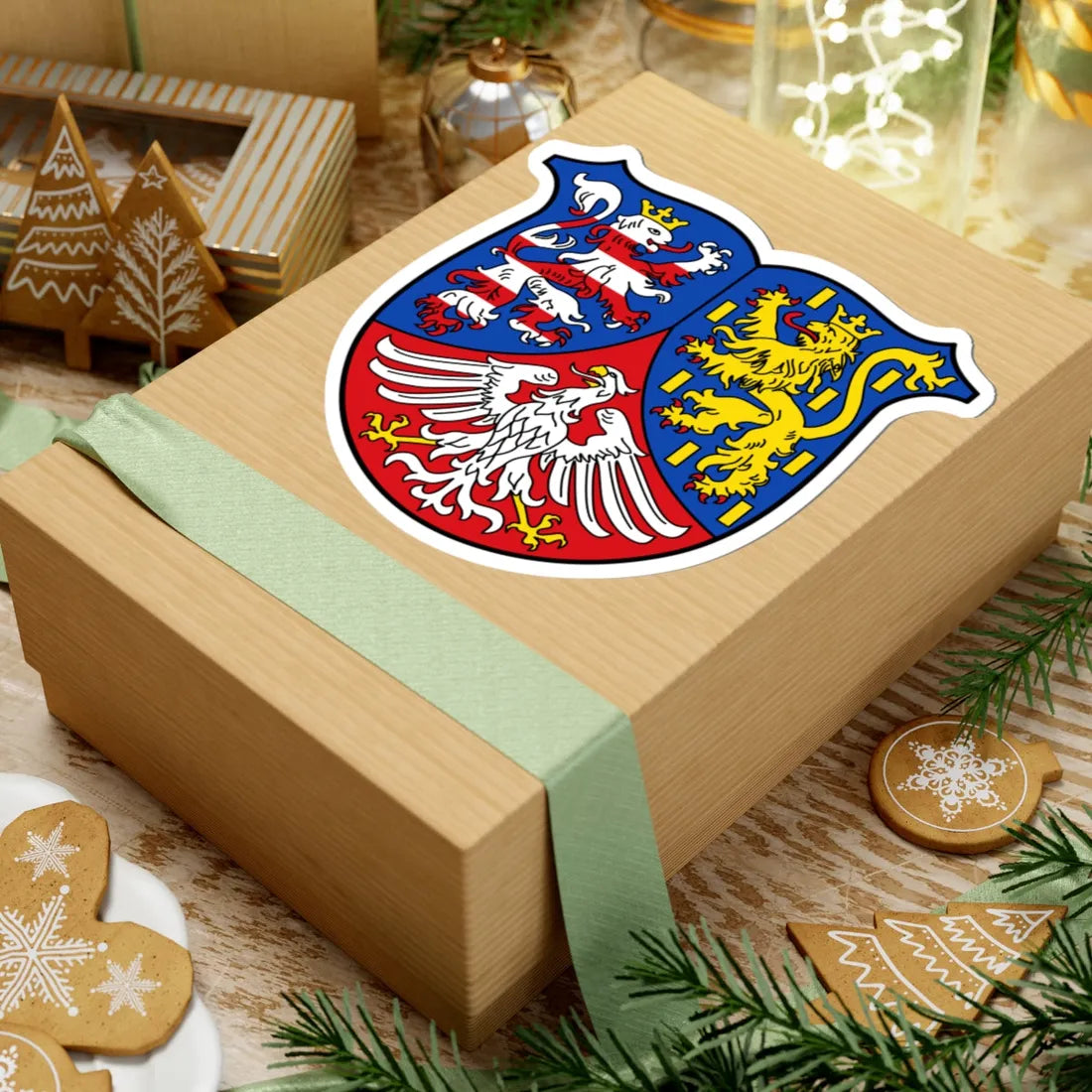 DEU Hessen-Nassau 1892-1944 COA (Germany) (Coat of Arms) STICKER Vinyl Kiss-Cut Decal - The Sticker Space