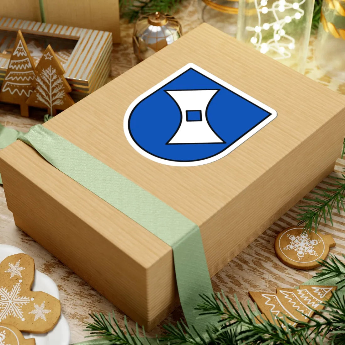 DEU Hofheim im Ried COA (Germany) (Coat of Arms) STICKER Vinyl Kiss-Cut Decal - The Sticker Space