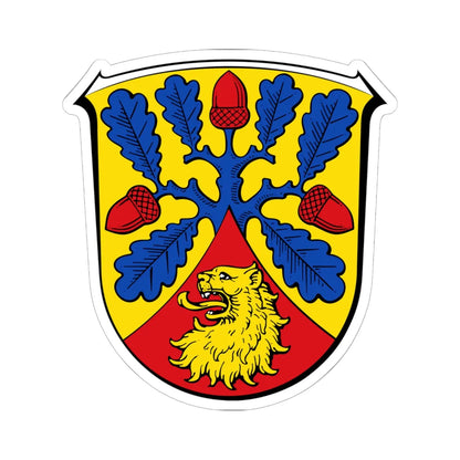 DEU Hohenahr COA (Germany) (Coat of Arms) STICKER Vinyl Kiss-Cut Decal 6 Inch White - The Sticker Space