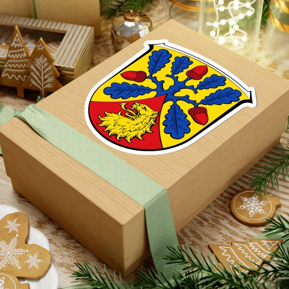 DEU Hohenahr COA (Germany) (Coat of Arms) STICKER Vinyl Kiss-Cut Decal - The Sticker Space