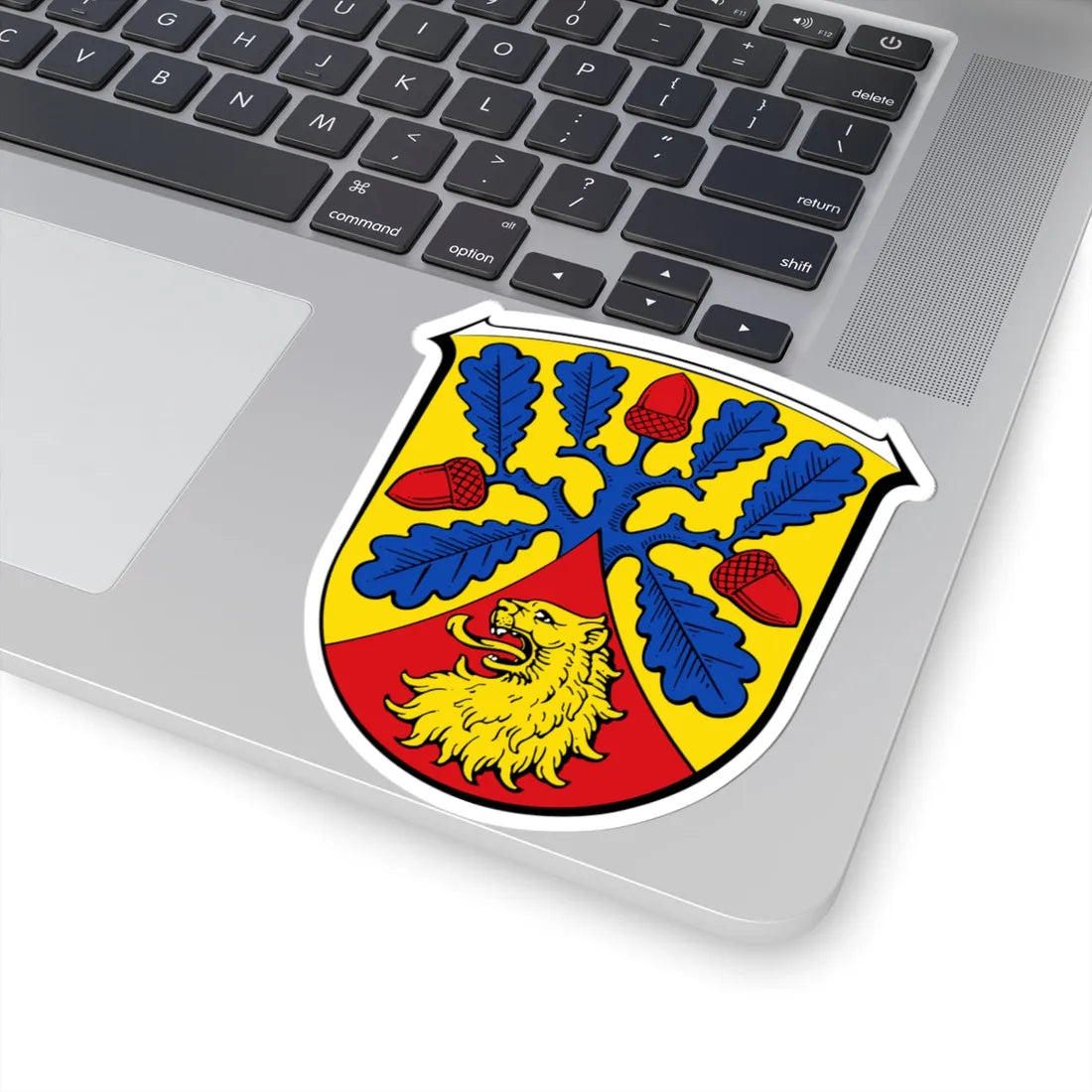 DEU Hohenahr COA (Germany) (Coat of Arms) STICKER Vinyl Kiss-Cut Decal - The Sticker Space