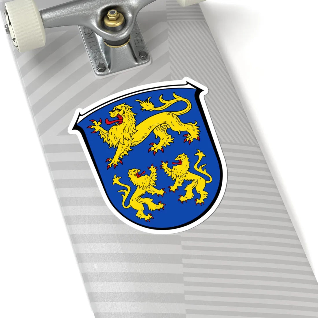 DEU Homberg Efze COA (Germany) (Coat of Arms) STICKER Vinyl Kiss-Cut Decal - The Sticker Space