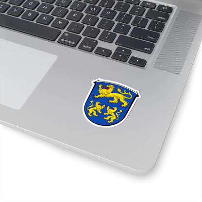 DEU Homberg Efze COA (Germany) (Coat of Arms) STICKER Vinyl Kiss-Cut Decal - The Sticker Space