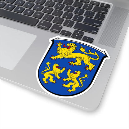 DEU Homberg Efze COA (Germany) (Coat of Arms) STICKER Vinyl Kiss-Cut Decal - The Sticker Space