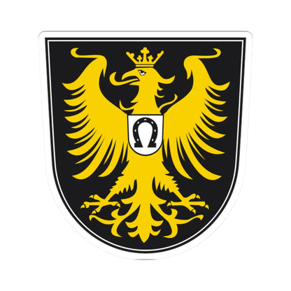 DEU Isny im Allgäu COA (Germany) (Coat of Arms) STICKER Vinyl Kiss-Cut Decal - The Sticker Space