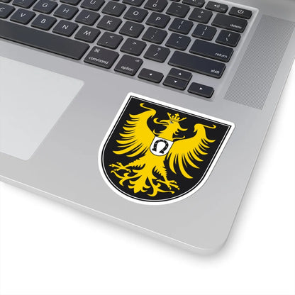 DEU Isny im Allgäu COA (Germany) (Coat of Arms) STICKER Vinyl Kiss-Cut Decal - The Sticker Space