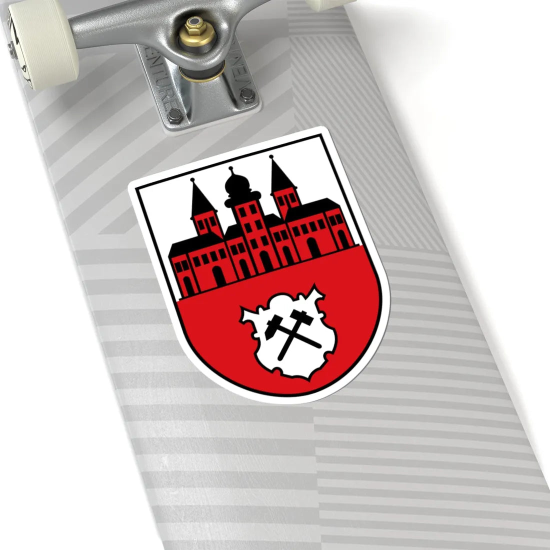 DEU Johanngeorgenstadt COA (Germany) (Coat of Arms) STICKER Vinyl Kiss-Cut Decal - The Sticker Space