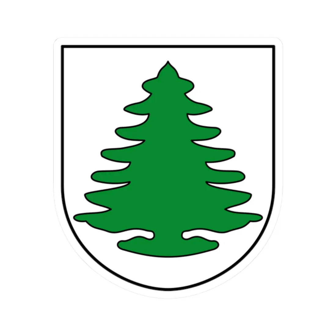 DEU Kammerforst COA (Germany) (Coat of Arms) STICKER Vinyl Kiss-Cut Decal 2 Inch White - The Sticker Space