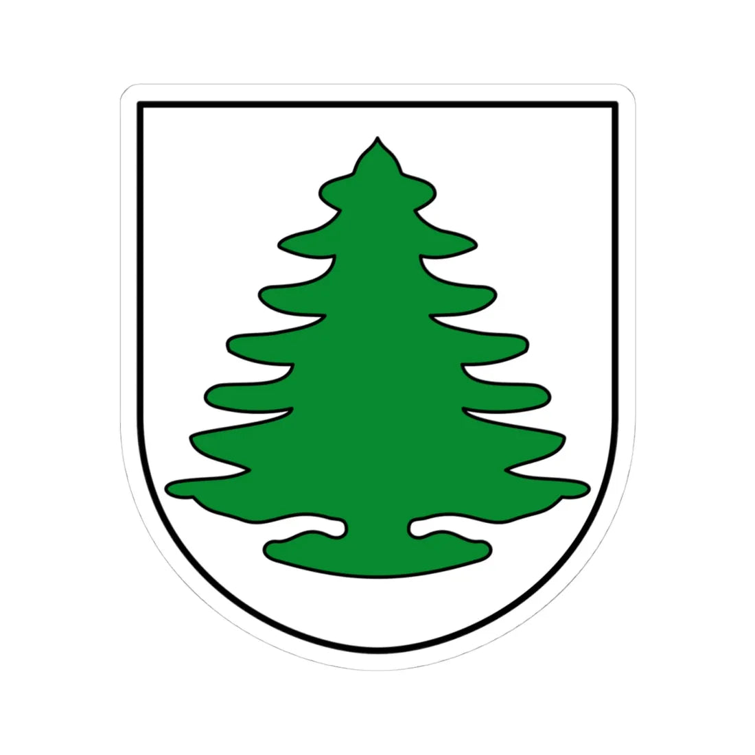 DEU Kammerforst COA (Germany) (Coat of Arms) STICKER Vinyl Kiss-Cut Decal 4 Inch White - The Sticker Space