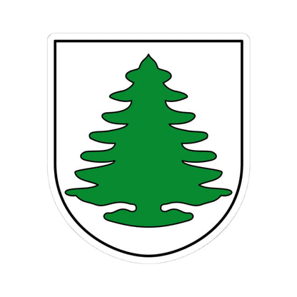 DEU Kammerforst COA (Germany) (Coat of Arms) STICKER Vinyl Kiss-Cut Decal 4 Inch White - The Sticker Space