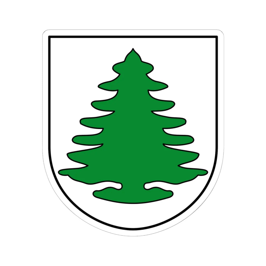 DEU Kammerforst COA (Germany) (Coat of Arms) STICKER Vinyl Kiss-Cut Decal 6 Inch White - The Sticker Space