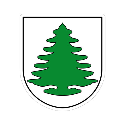 DEU Kammerforst COA (Germany) (Coat of Arms) STICKER Vinyl Kiss-Cut Decal 6 Inch White - The Sticker Space