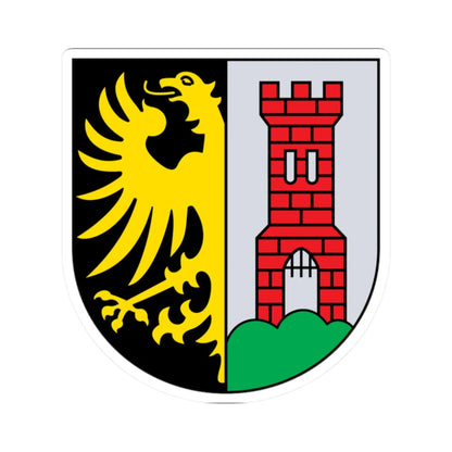 DEU Kempten Allgäu COA (Germany) (Coat of Arms) STICKER Vinyl Kiss-Cut Decal 2 Inch White - The Sticker Space