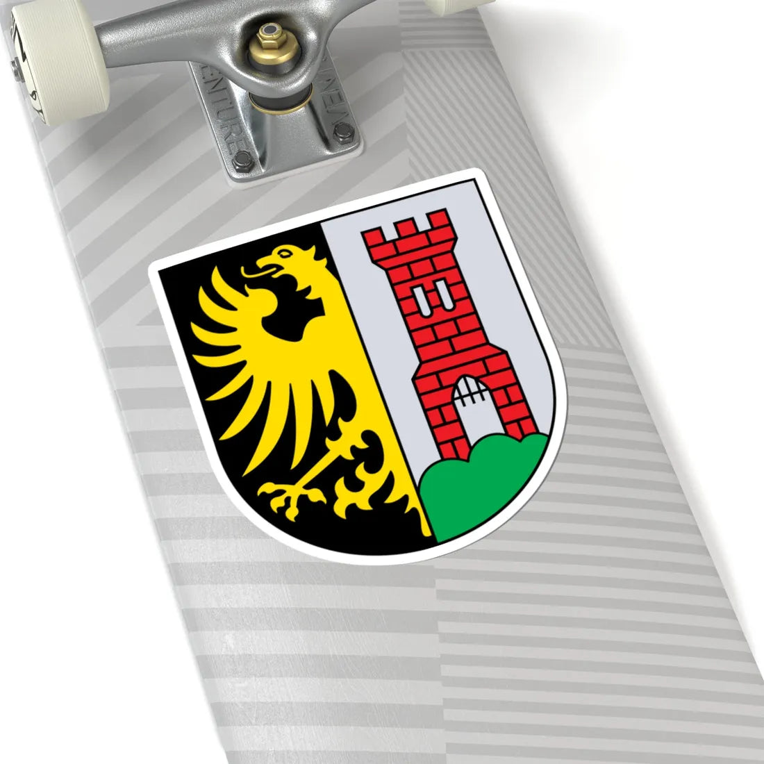 DEU Kempten Allgäu COA (Germany) (Coat of Arms) STICKER Vinyl Kiss-Cut Decal - The Sticker Space
