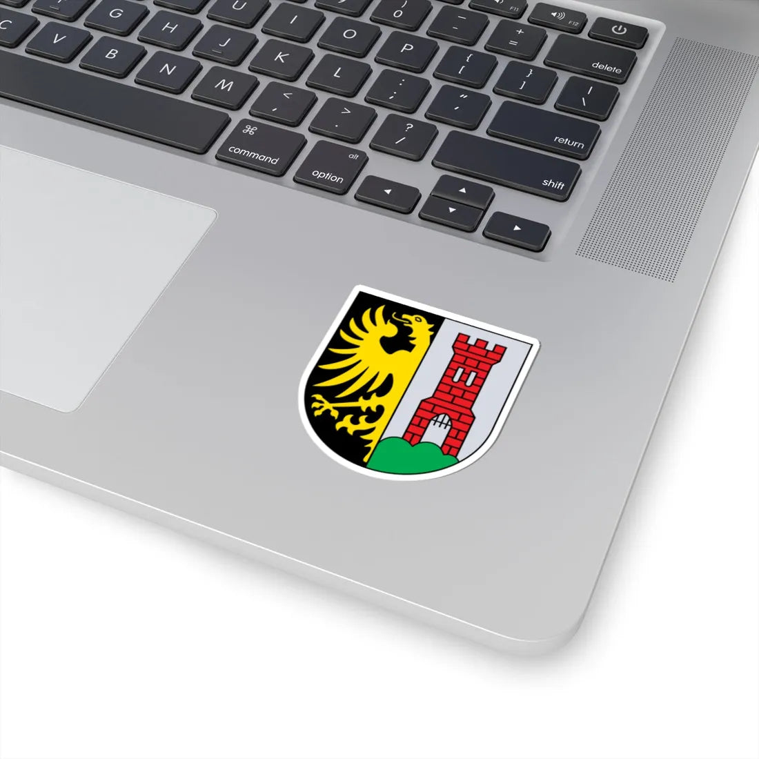 DEU Kempten Allgäu COA (Germany) (Coat of Arms) STICKER Vinyl Kiss-Cut Decal - The Sticker Space