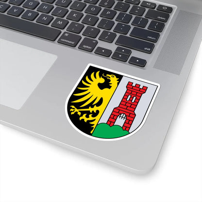 DEU Kempten Allgäu COA (Germany) (Coat of Arms) STICKER Vinyl Kiss-Cut Decal - The Sticker Space