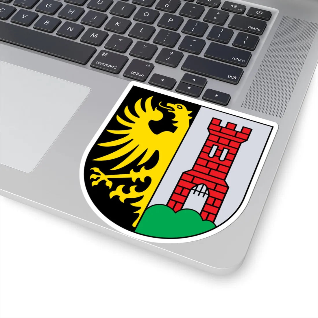 DEU Kempten Allgäu COA (Germany) (Coat of Arms) STICKER Vinyl Kiss-Cut Decal - The Sticker Space
