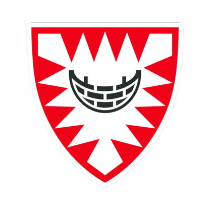 DEU Kiel Alt. COA (Germany) (Coat of Arms) STICKER Vinyl Kiss-Cut Decal 2 Inch White - The Sticker Space