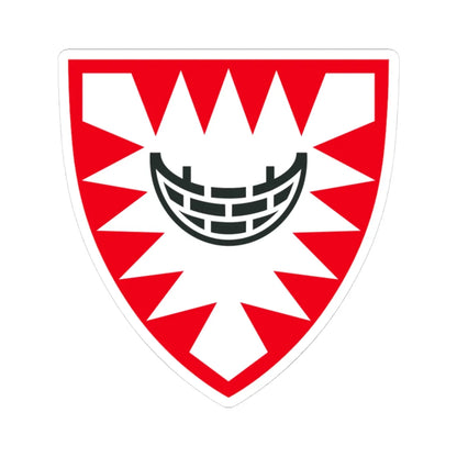 DEU Kiel Alt. COA (Germany) (Coat of Arms) STICKER Vinyl Kiss-Cut Decal 3 Inch White - The Sticker Space