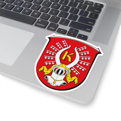 DEU Kirchhain Hessen COA (Germany) (Coat of Arms) STICKER Vinyl Kiss-Cut Decal - The Sticker Space