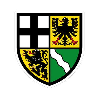 DEU Kreis Ahrweiler COA (Germany) (Coat of Arms) STICKER Vinyl Kiss-Cut Decal 4 Inch White - The Sticker Space