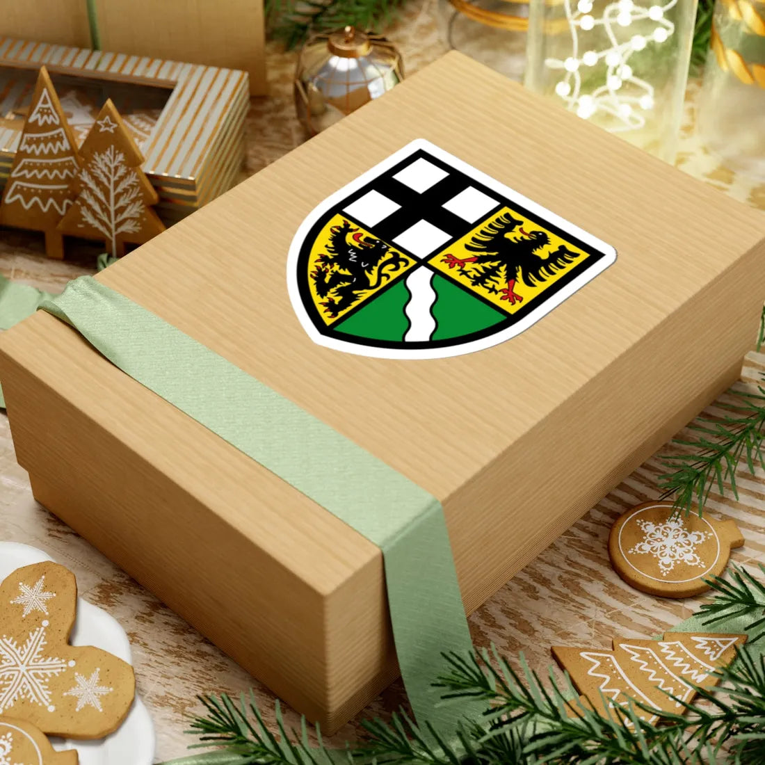 DEU Kreis Ahrweiler COA (Germany) (Coat of Arms) STICKER Vinyl Kiss-Cut Decal - The Sticker Space