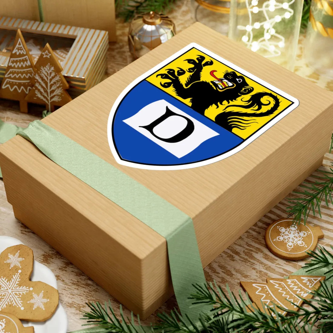 DEU Kreis Düren COA (Germany) (Coat of Arms) STICKER Vinyl Kiss-Cut Decal - The Sticker Space