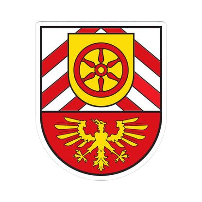DEU Kreis Gütersloh COA (Germany) (Coat of Arms) STICKER Vinyl Kiss-Cut Decal 3 Inch White - The Sticker Space