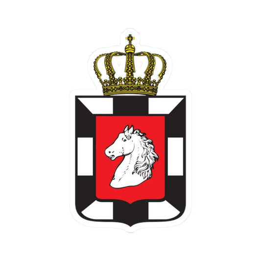 DEU Kreis Herzogtum Lauenburg COA (Germany) (Coat of Arms) STICKER Vinyl Kiss-Cut Decal 2 Inch White - The Sticker Space