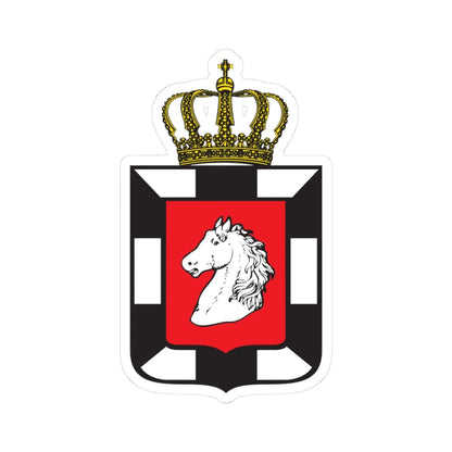 DEU Kreis Herzogtum Lauenburg COA (Germany) (Coat of Arms) STICKER Vinyl Kiss-Cut Decal 3 Inch White - The Sticker Space