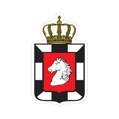 DEU Kreis Herzogtum Lauenburg COA (Germany) (Coat of Arms) STICKER Vinyl Kiss-Cut Decal 6 Inch White - The Sticker Space