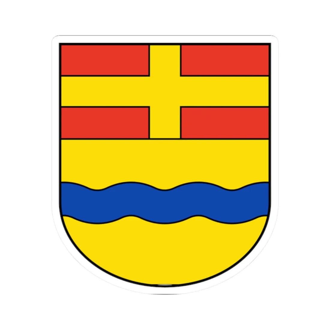 DEU Kreis Höxter 1953 COA (Germany) (Coat of Arms) STICKER Vinyl Kiss-Cut Decal - The Sticker Space