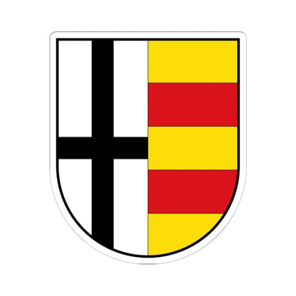 DEU Kreis Olpe COA (Germany) (Coat of Arms) STICKER Vinyl Kiss-Cut Decal 6 Inch White - The Sticker Space