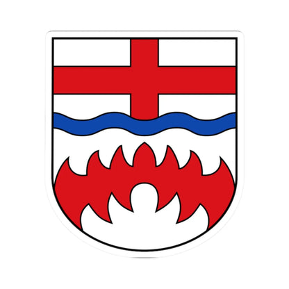 DEU Kreis Paderborn COA (Germany) (Coat of Arms) STICKER Vinyl Kiss-Cut Decal 2 Inch White - The Sticker Space
