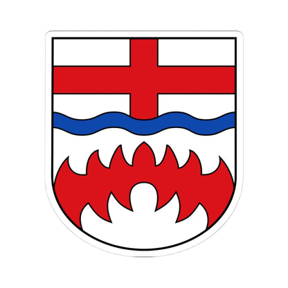 DEU Kreis Paderborn COA (Germany) (Coat of Arms) STICKER Vinyl Kiss-Cut Decal 4 Inch White - The Sticker Space