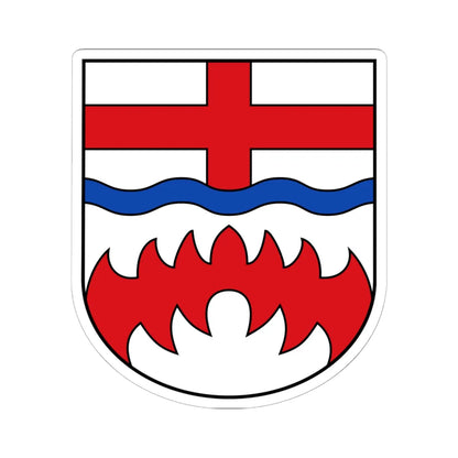 DEU Kreis Paderborn COA (Germany) (Coat of Arms) STICKER Vinyl Kiss-Cut Decal 6 Inch White - The Sticker Space